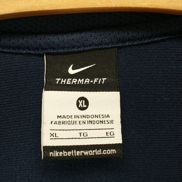 Nike Therma-Fit Men's Pioneers Track Jacket Blue XL Blue Polyester Long Sleeve - Picture 11 of 15